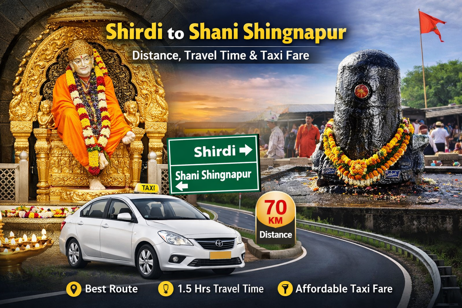 Mansi Cab Services: Your Reliable Partner for Shirdi and Shani Shingnapur Darshan Taxi Packages